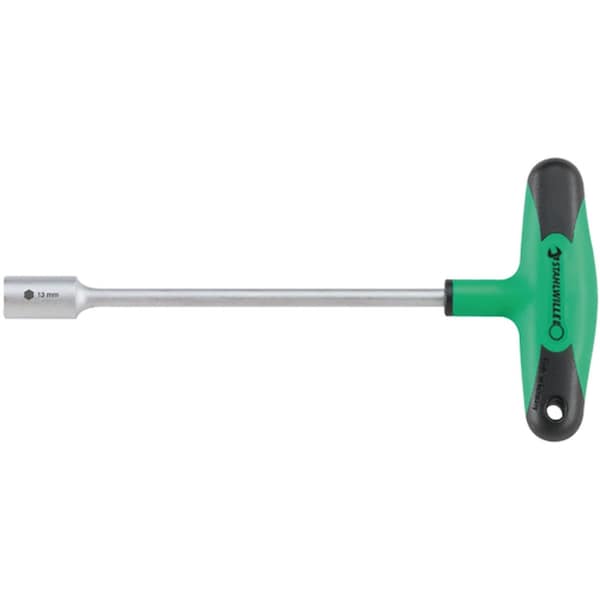 T-handled nut spinner Size 12 mm blade length 200 mm